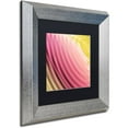 thumbnail image 2 of Trademark Fine Art "Satin V" Canvas Art by Color Bakery Black Matte, Silver Frame, 2 of 4