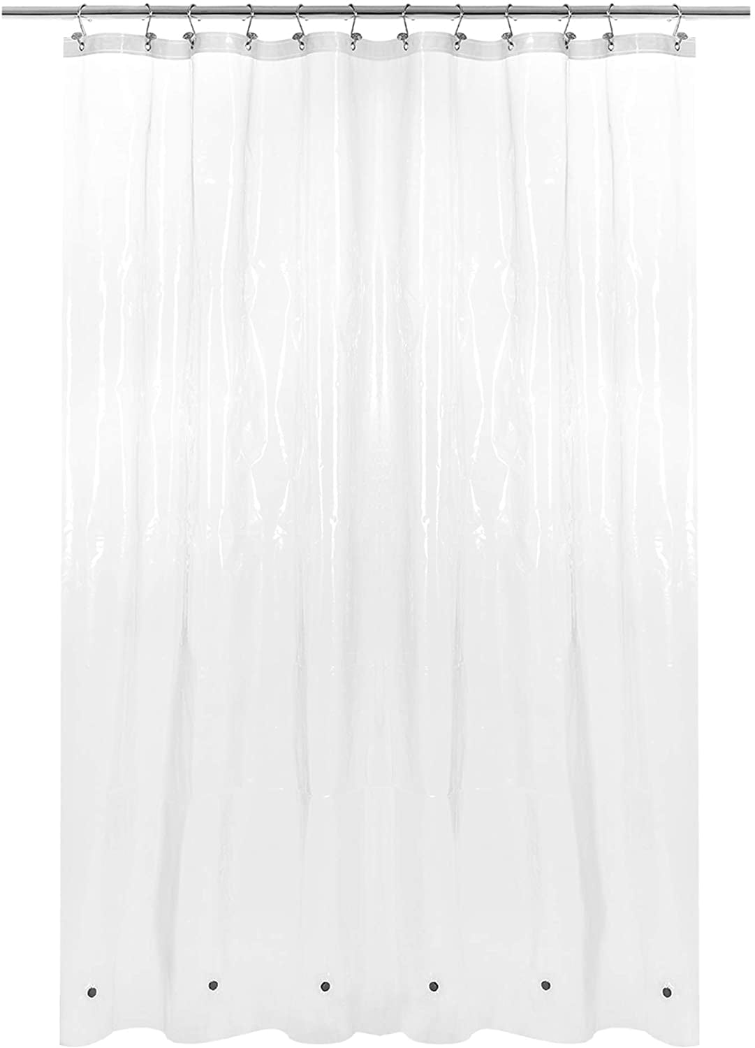 Barossa Design Waterproof Fabric Stall Shower Curtain Liner 32" W x 72" H Hote 