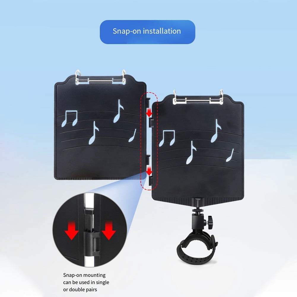 Adjustable Marching Music Holder: Metal Lyres for Clarinets, Oboes & Trumpets
