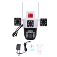 thumbnail image 2 of Cámara De Seguridad Inalámbrica Zoom 10X, Cámara PTZ De 360 ​​De Triple Lente Para Exteriores IP66, Cámara Inteligente WiFi Con 21 Luces, Alertas De Sonido En Tiempo Real Para, 2 of 7