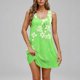 thumbnail image 5 of Vestido Corto de Verano Casual de Moda Impreso Cuello Redondo Bolsillo sin Mangas de las Mujeres, Vestido Casual para Diario, 5 of 9