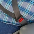 E4 Safety Certified Seat Belt Extension Type R, Gray, 7 Inches from
