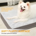 thumbnail image 3 of Cama ortopédica para perros KSIIA Deluxe Plush, impermeable, gris, 29 x 18 cm, 3 of 6