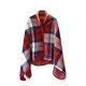 thumbnail image 1 of Yuarrent Manta de poliéster para invierno y otoño, portátil, plegable, de repuesto, reutilizable, Rectangular, térmica, cálida, para mantener el Suministros térmicos Rojo Blanco Tipo 2 Yuarrent HA071591-05, 1 of 6