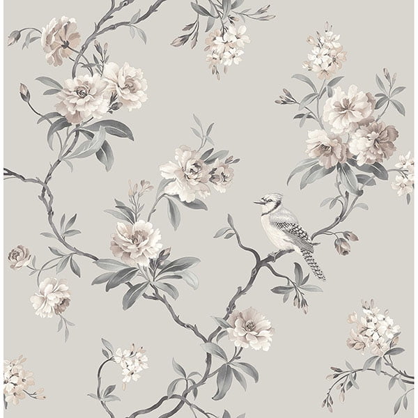 FD40765 Fine Decor Chinoiserie Floral Wallpaper Teal 