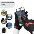 thumbnail image 7 of INBIKE Breathable Mesh Motorcycle Gloves Touchscreen with TPR Palm Pad Hard Knuckles Red Small, 7 of 7