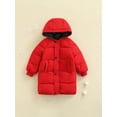 thumbnail image 2 of Diconna Baby Winter Hooded Jacket with Long Version Single-Breasted, 2 of 8