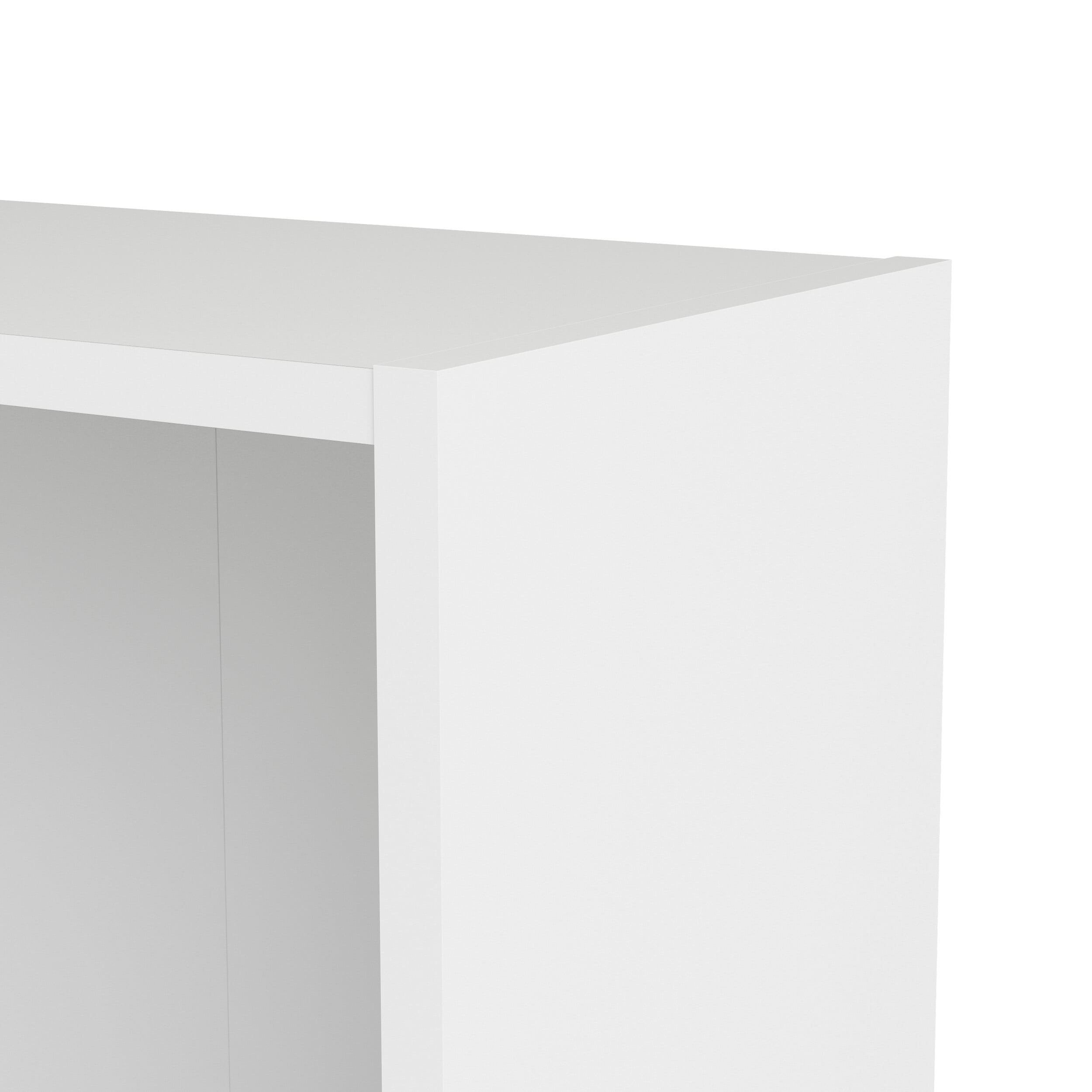 Tvilum Element Adjustable 5 Shelf Bookcase, Storage Home Office Bookshelf for Adults, White
