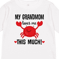 thumbnail image 4 of Inktastic Grandmom Loves Me Grandchild Gift Boys or Girls Long Sleeve Toddler T-Shirt, 4 of 5