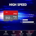 thumbnail image 3 of 2PACS MEMORY CARD,MINI Card High Speed Fast Speed with Adpter for Camera,Smartphone, 3 of 7