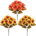 thumbnail image 6 of Five Branch Faux Violets Arrangement Realistic Texture Home Accent Decoration Suitable For Years Round Display Use, 6 of 8