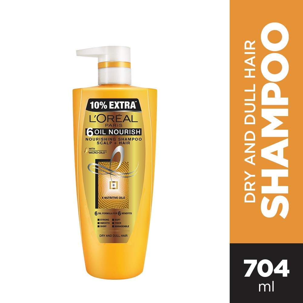 L Oreal Paris 6 Oil Nourish Shampoo 640ml With 10 Extra Walmart Com