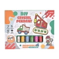 thumbnail image 2 of Kit de manualidades con pintura de cristal para manualidades: grafiti 3D para hornear, colorear y pintar con adhesivo para decorar ventanas, colgantes o llaveros., 2 of 6