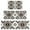Brown Geometric Triangle, variant on Brown Geometric Triangle Diamond Pattern Kitchen Rugs Sets Of 3,Kitchen Runner Rugs Non Skid Washable,Decorative Kitchen Floor Mats for Kitchen,Sink,Laundry,17"x30" 17"x47" 17"x59"