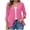 Hot Pink, variant on yillto Womens Summer Cardigan Cover ups 3/4 Sleeve Boho Beach Oversized Open Front Outwear Coverups