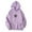 Purple, variant on Bibifish Women Graphic Hoodies Casual Autumn Long Sleeve Pullover Tops Dandelion Print Stylish Hooded Sweatshirts For Daily Wear