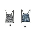 thumbnail image 3 of Drawstring Bag Sport Gym Swim Dance Backpack Waterproof String Clothes Foldable Camouflage Thickened Pack Outdoor Riding Gray, 3 of 5
