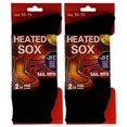 thumbnail image 2 of 2 Pairs, Men's Heated Sox Socks Thick Thermal Socks Keeps Feet Warmer Longer 2.3 TOG heat rating. Size: 10-15., 2 of 4