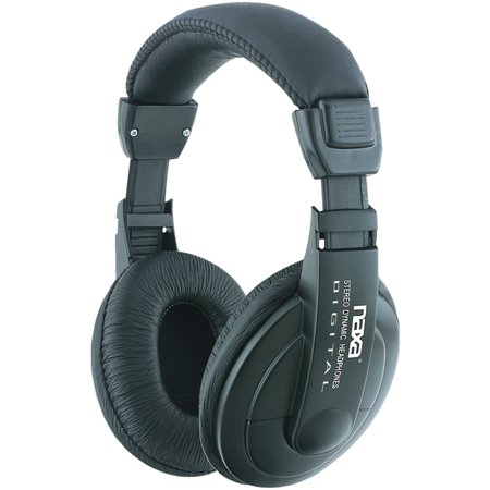 Naxa NE916 Super Bass Professional Digital Stereo Headphones with Volume