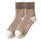 thumbnail image 1 of Minnieouse 1 par de calcetines de invierno, calcetines suaves y cómodos, calcetería a la moda, accesorio de mantenimiento cálido para el hogar, Medias Caqui, 1 of 6