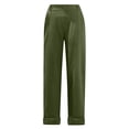 thumbnail image 7 of Girls Capri Pants Summer Trendy Linen Cropped Trouser with Pockets Beach Casual Cruise Fashion Capris Clothes, 7 of 7