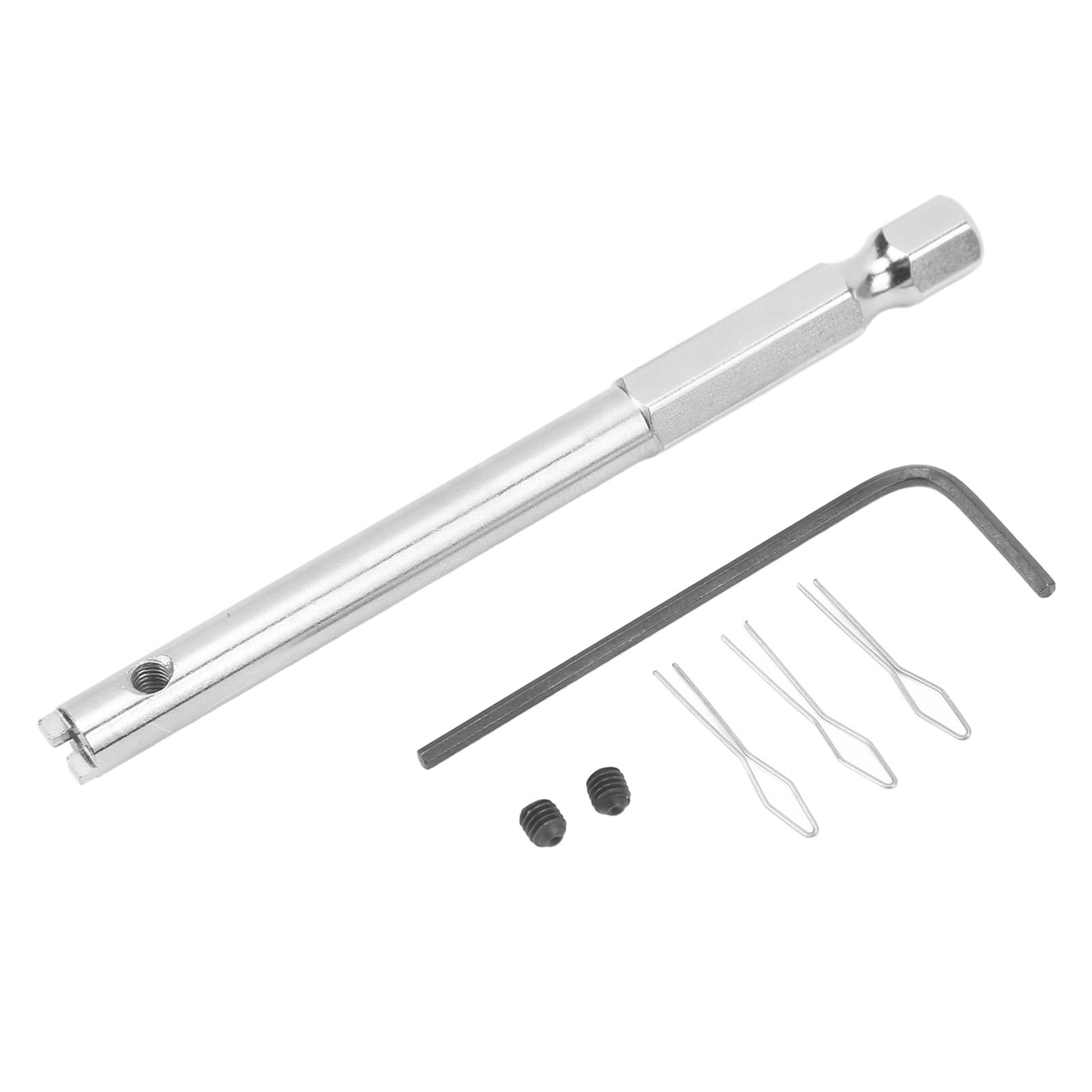 Zaqw Bike Spoke Nipple Insertion Tool Stainless Steel Hex Wrench Screw
