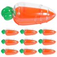 thumbnail image 1 of 10pcs Carrot Shape Candy Boxes Plastic Gift Boxes Chocolate Candy Boxes Gift Packaging Cases Birthday Party Favor(Translucent Orange), 1 of 4