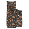 thumbnail image 2 of Halloween Pumpkin Skull Pattern Toddler Nap Mats for Kids Preschool,50"x20" Sleeping Mat Bag or Kids,Toddler Sleeping Bag,Toddler Nap Mat or Daycare, 2 of 6