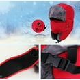 thumbnail image 4 of Windproof Trapper Hats Warm Earflap Face Mask Trooper Hat Winter Hats for Women & Men, 4 of 6