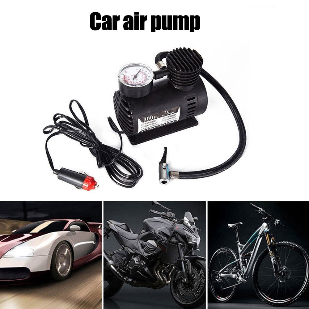 Portable 12V Car Air Compressor Blowers Pump Air Inflator Pump Tire