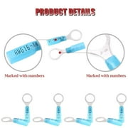 Blue Heat Shrink Ring 3/8 Eyelet Terminals Wire Connectors 16-14 AWG