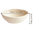 thumbnail image 4 of Mistaha Round Oval-shaped Triangle-shaped Bread Proofing Basket Natural Rattan Proving Basket Sourdough for Kitchen Home, 4 of 8