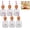 6 pcs, variante sur HLONK Bouteilles de Liqueur Réutilisables avec Paille, avec Trou pour Paille Mini Bouteilles de Tequila Vides en Plastique, Verres à Vin Portables (2 Pcs)