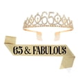 thumbnail image 1 of Banda para el cabello de 65 cumpleaños y corona para mujer, corona de cumpleaños para decoraciones de fiesta de feliz 65 cumpleaños MFZFUKR BST3034149-1, 1 of 5