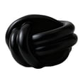 thumbnail image 2 of Funda de cerámica para caja de pañuelos, novedosa decoración de mesa, accesorios de baño, facial Negro, 2 of 9