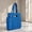 Blue, variant on Women's Americana Cut Out Tote Bag, Red Bandana Print Shoulder Tote Bag with Multiple Pockets, Large Capacity Casual Handbag for Daily Use, 16" H x 21" W x 6.25" D