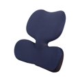 thumbnail image 2 of Almohada de apoyo lumbar, almohada para dormir de oficina, almohada trasera para silla, para juegos de coche Ch Azul oscuro Yinane cojín de espalda, 2 of 8