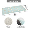 thumbnail image 3 of Haosy Cute Little Baseballs Bathroom Rugs Non Slip Absorbent Soft Plush Quick Dry Bath Mat, 39"x20", 3 of 8
