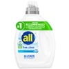 all Free Clear Liquid Laundry Detergent, 50 oz, 66 Loads