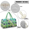 thumbnail image 6 of Garronmavis Large Quilted Duffle Bag for Women, Palm Tree Print Weekender Bag Overnight Carry On Bag with Luggage Sleeve for Travel Gym Dance, 6 of 7