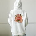 thumbnail image 2 of Sudadera con cremallera informal a la moda con capucha y estampado navideño para mujer, blusa, abrigo Fridja fksj4772, 2 of 5