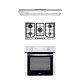 thumbnail image 1 of Combo DISA HOME Parrilla a Gas 5 Quemadores Acero Inox, Campana Extractora de Pared Acero Inox 80 cm Disa Home 40-11-0-004, 1 of 8
