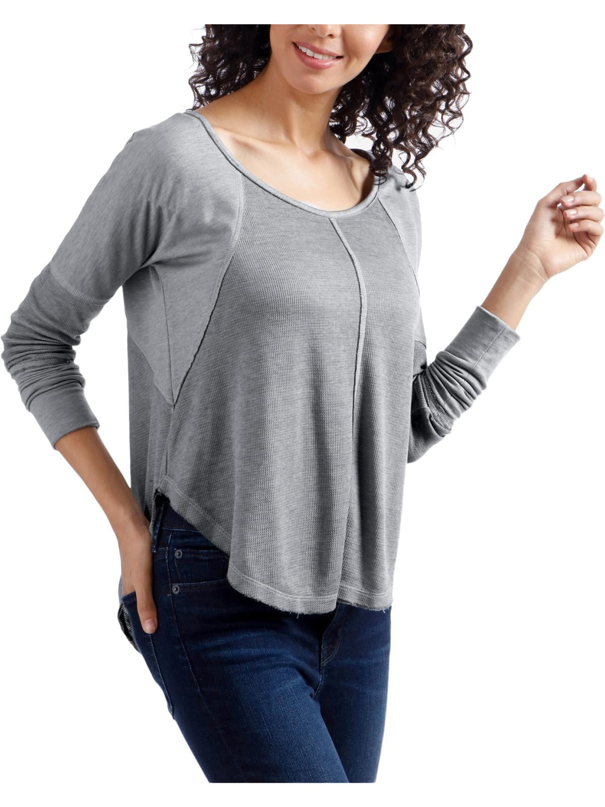 scoop neck thermal top