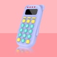 thumbnail image 1 of Juego Electrónico de Matemáticas, Matemáticas Tempranas, Ayudas de Aprendizaje, Cálculo Matemático Funcional para , Niñas, Estudiantes, Peq Violeta Macarena Calculadora educativa, 1 of 8