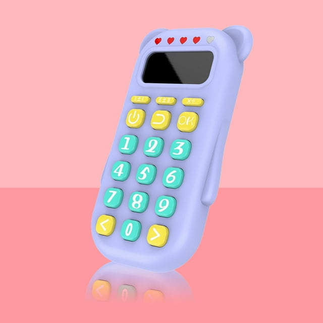 Juego Electrónico de Matemáticas, Matemáticas Tempranas, Ayudas de Aprendizaje, Cálculo Matemático Funcional para , Niñas, Estudiantes, Peq Violeta Macarena Calculadora educativa