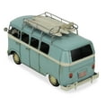 thumbnail image 3 of Antique & Vintage Style Model Blue Volkswagen Samba Bus - Multi, 3 of 7