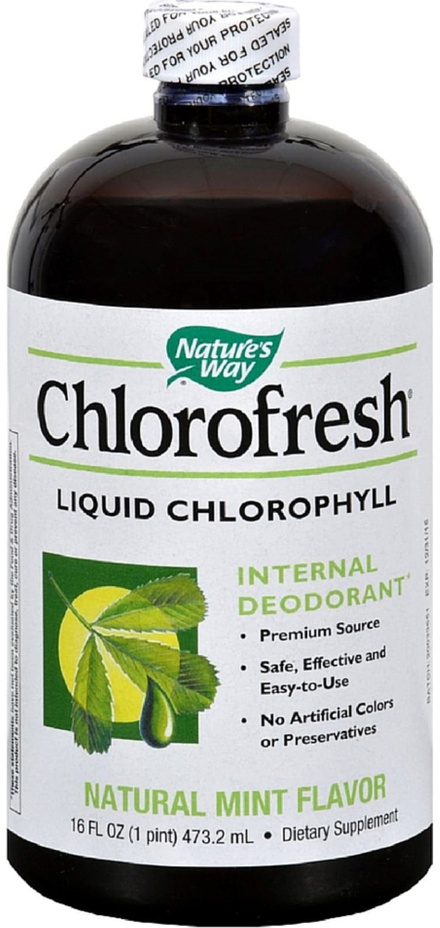 Nature's Way Chlorofresh Liquid Chlorophyll Internal Deodorant, Natural ...