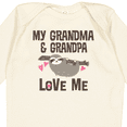 thumbnail image 4 of Inktastic Grandma and Grandpa Love Me Sloth Girls Long Sleeve Baby Bodysuit, 4 of 5