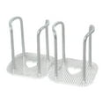 thumbnail image 4 of Portavasos desechable para vasos de papel de gran capacidad, práctico y de 8,8 cm de diámetro. Plata, 4 of 9