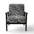 thumbnail image 3 of Designart "Black Palm Trees " Upholstered Cabin & Lodge Accent Chair and Arm Chair, 3 of 5